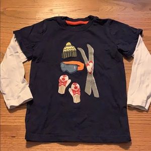 Mini Boden boys size 3-4yrs long sleeve shirt